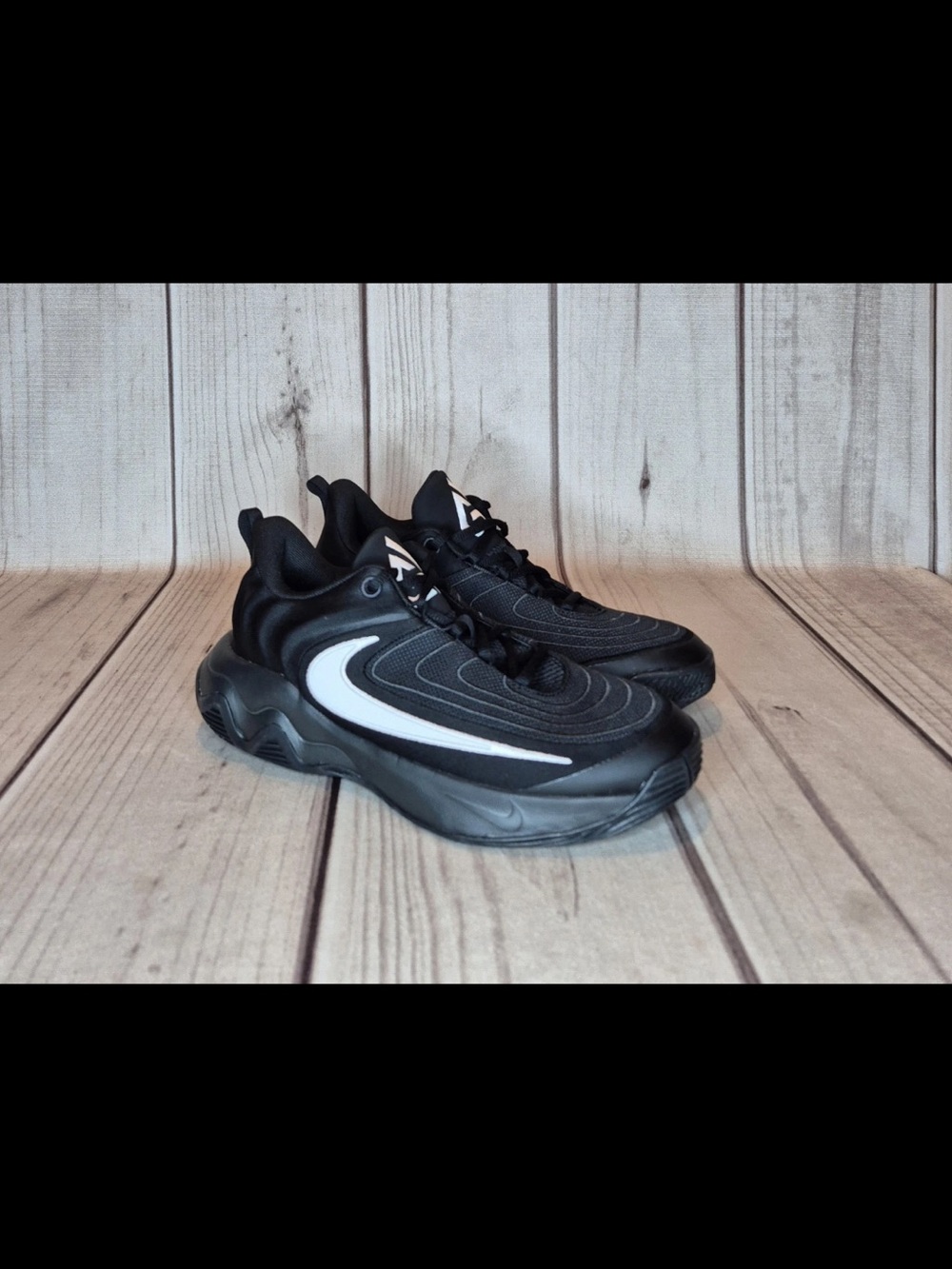 Nike Youth Size 6Y Immortality 4 GS 'Black White' Basketball Shoes FZ6734-001